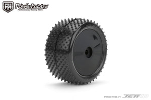 Powerhobby Challenger Rear Carpet Mini-B Tires Mounted 8mm Black Hard