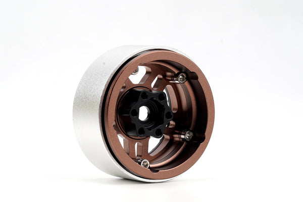 Powerhobby B4 Aluminum 1.9 Beadlock Wheels 9mm Hubs Bronze (4) 1/10 Rock Crawler