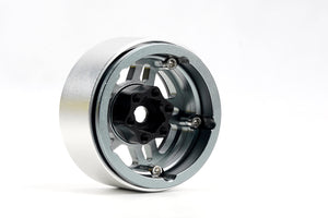 Powerhobby B4 Aluminum 1.9 Beadlock Wheels 9mm Hubs Grey (4) 1/10 Rock Crawler