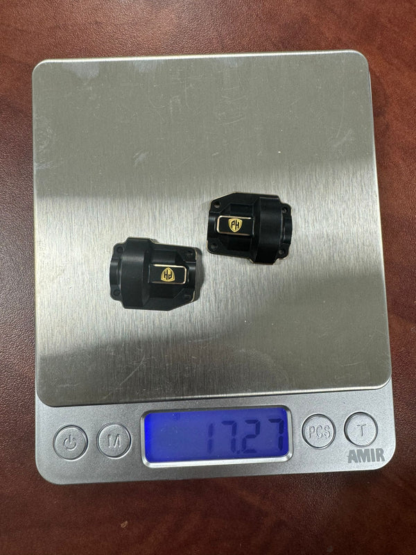 Powerhobby Brass Axle Covers Front & Rear FOR Furitek FX118