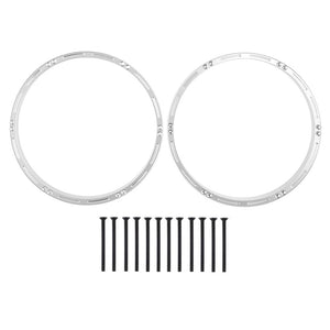 Powerhobby 7075 Aluminum Front Wheel Reinforcement Rings Silver Losi Promoto MX