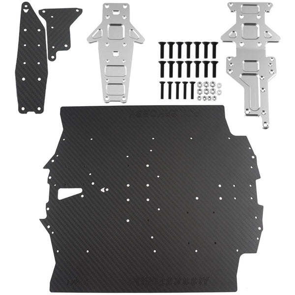Powerhobby Carbon Fiber GT width Chassis for Arrma Limitless V2