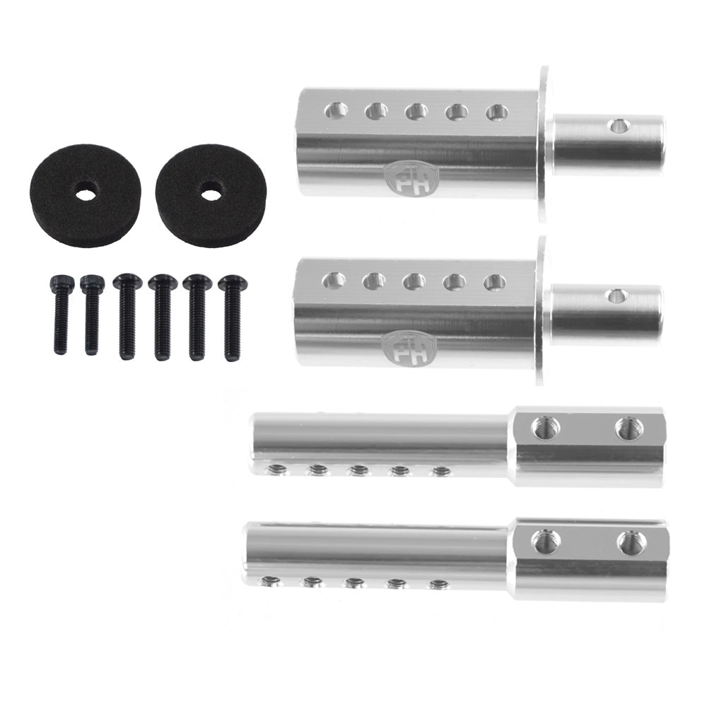 Powerhobby Aluminum Rear Body Mount Post Set Hobao VTE2