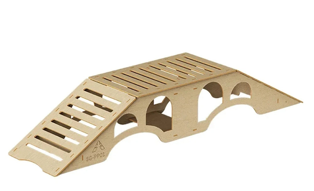High Density RC Crawler Wood Trail Small Hill Bridge (B Style) 1/24 1/18