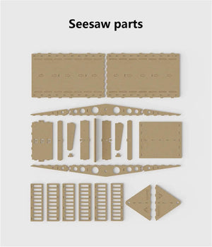 High Density RC Crawler Wood Small Tilting Bridge 1/24 1/18