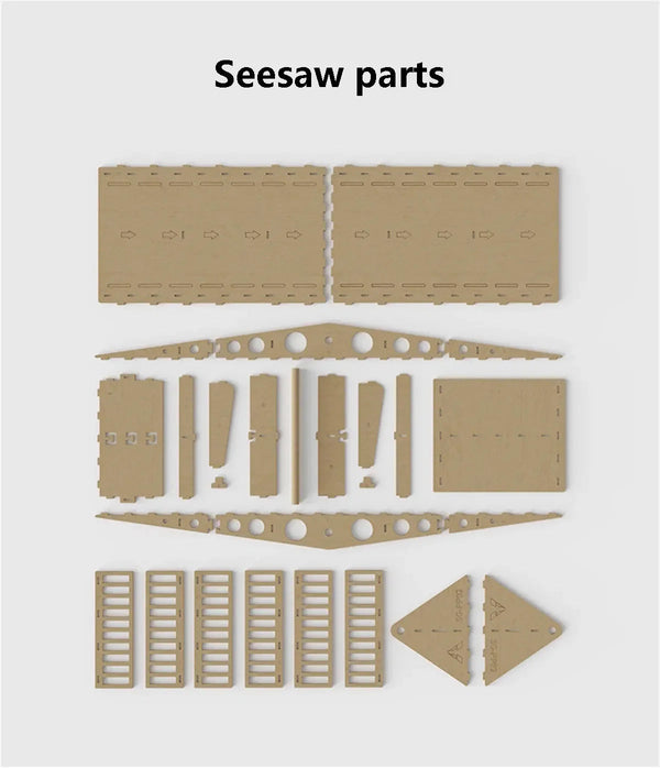 High Density RC Crawler Wood Small Tilting Bridge 1/24 1/18