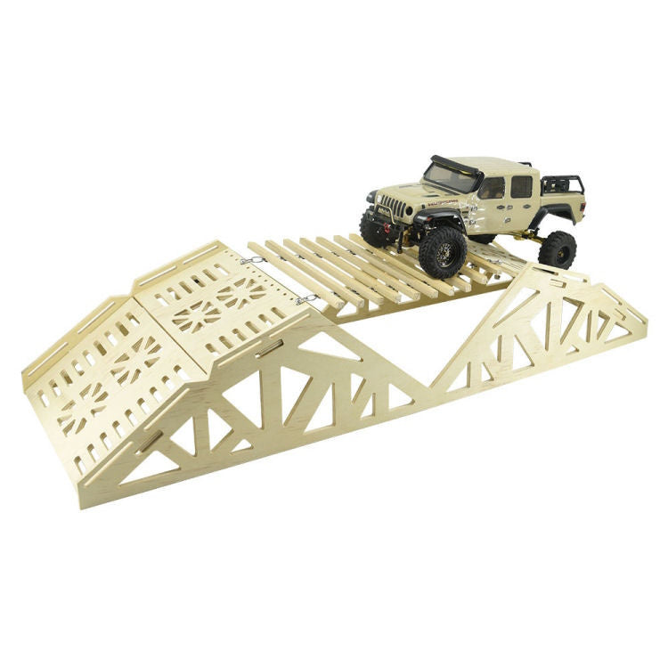 High Density RC Crawler Wood Trail Hill Bridge (G Style) 1/24 1/18