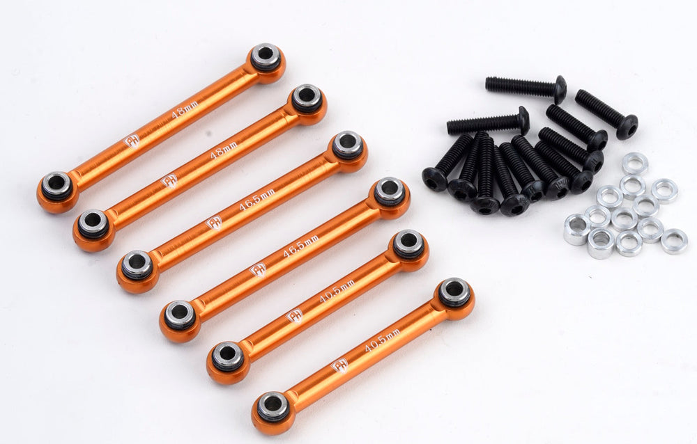 Powerhobby Aluminum Tie Rod Set Hpi RS4 Sport 3 Orange