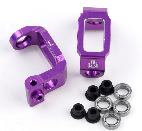 Powerhobby Aluminum Front C-Hub Purple Hpi RS4 Sport3