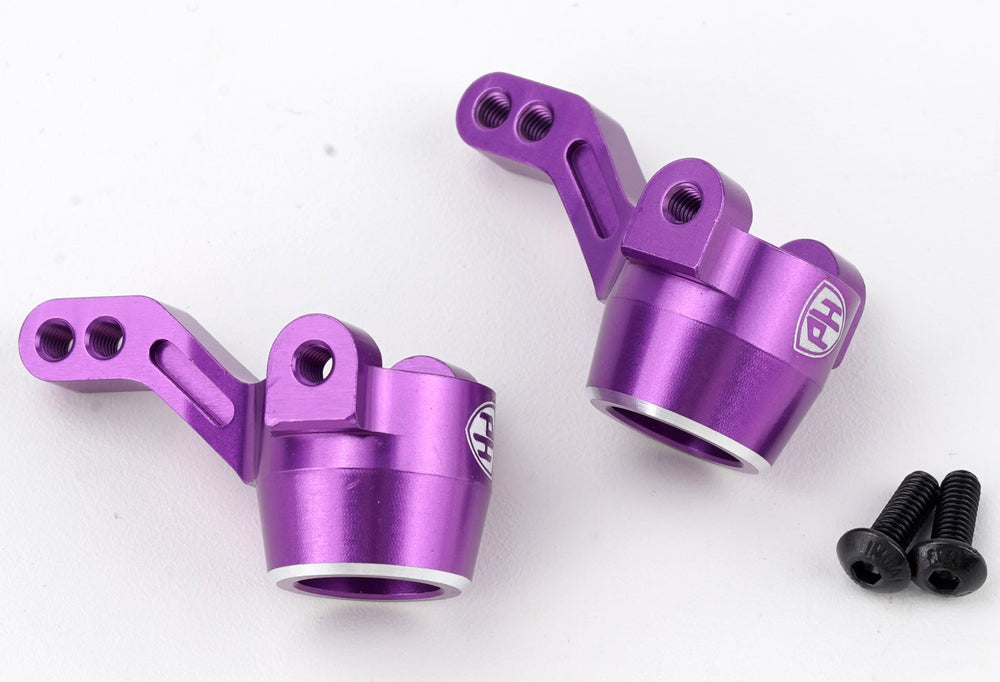 Powerhobby Aluminum Front Steering Knuckles Purple HPI RS4 Sport3