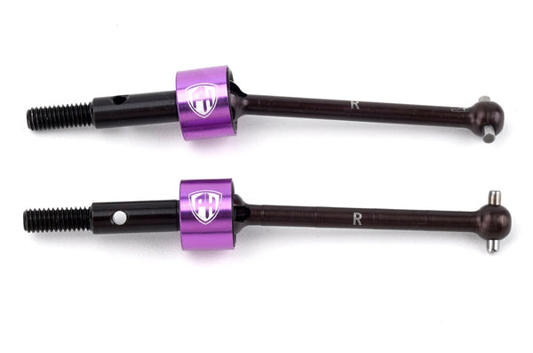 Powerhobby Steel Rear Drive Shafts CVD Purple HPI RS4 Sport3