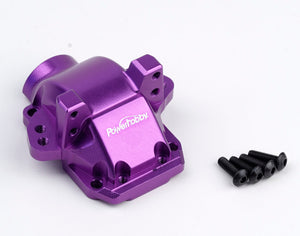 Powerhobby Aluminum Front or Rear Gearbox Housing Cover Purple HPI RS4 Sport3