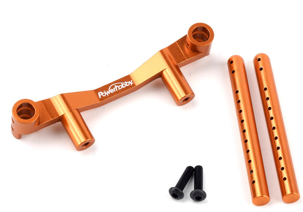 Powerhobby Aluminum Rear Body Post Mount Orange HPI RS4 Sport3