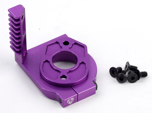 Powerhobby Aluminum Motor Heat Sink Mount Purple HPI RS4 Sport3