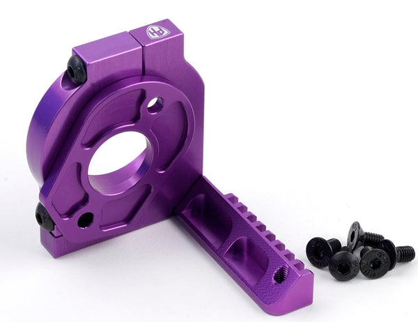 Powerhobby Aluminum Motor Heat Sink Mount Purple HPI RS4 Sport3