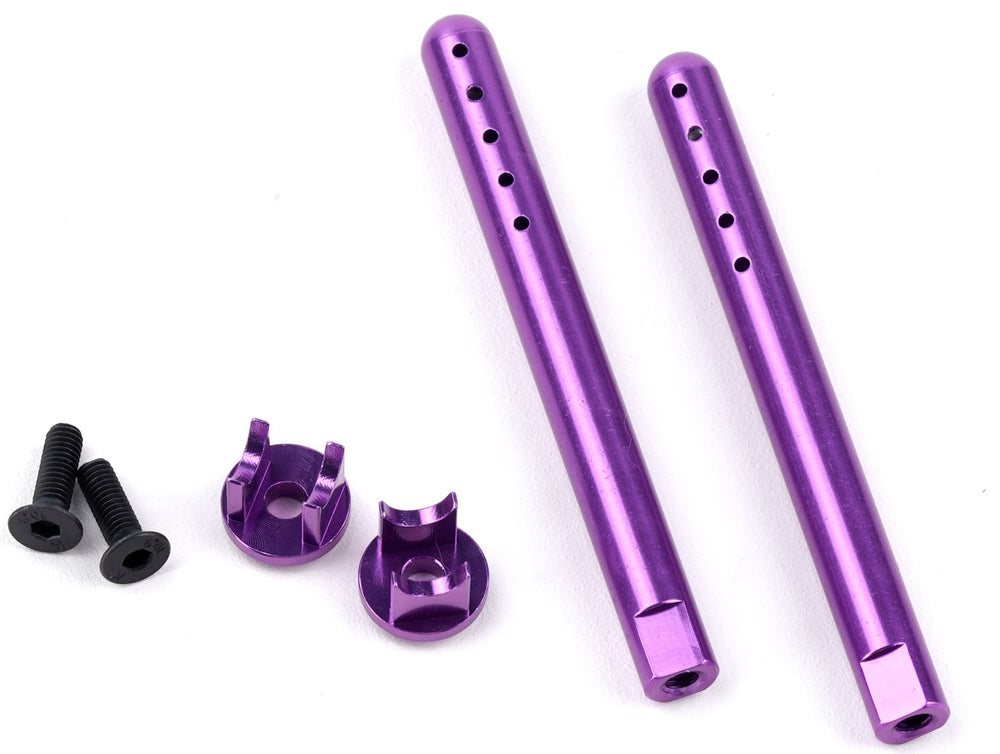 Powerhobby Aluminum Front Body Mounts Purple HPI RS4 Sport3