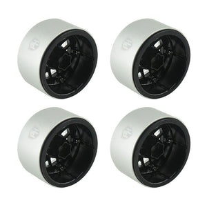 Powerhobby Aluminum 2.2" Beadlock Wheels Black (4) 1/10 Rock Crawler