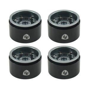 Powerhobby Aluminum 2.2" Beadlock Wheels (4) 1/10 Rock Crawler