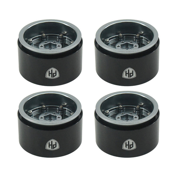 Powerhobby Aluminum 2.2" Beadlock Wheels (4) 1/10 Rock Crawler