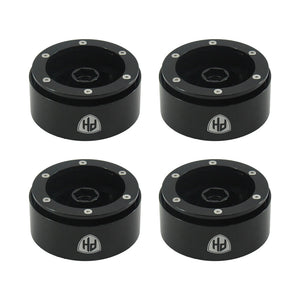 Powerhobby Aluminum 2.2" Beadlock Wheels Blue (4) 1/10 Rock Crawler