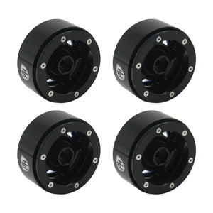 Powerhobby Aluminum 2.2" Beadlock Wheels Blue (4) 1/10 Rock Crawler