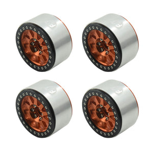 Powerhobby Aluminum 2.2" Beadlock Wheels Orange (4) 1/10 Rock Crawler