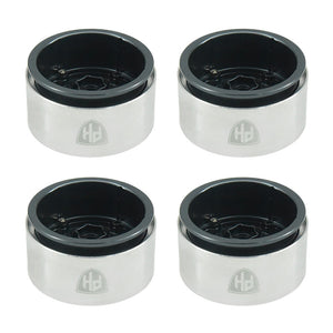 Powerhobby Aluminum 2.2" Beadlock Wheels Grey (4) 1/10 Rock Crawler