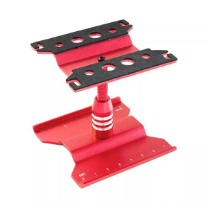 Powerhobby Aluminum RC Car Repair Work Stand Red FOR SCX24 TRX-4M