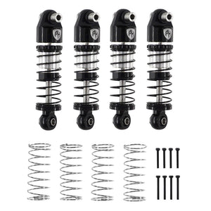 Powerhobby 34mm 1/24 Big Bore Scale Shocks (4) Axial 1/24 SCX24 Black