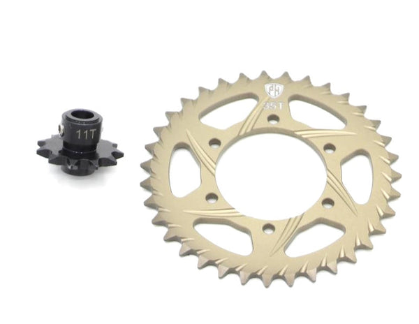 Powerhobby Losi Promoto MX Aluminum Speed Run Sprocket Set