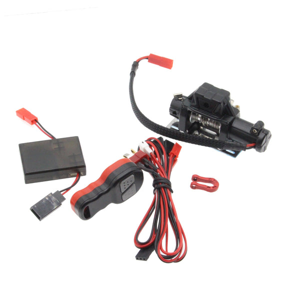 Electric Winch & Remote Controller FOR 1:10 RC TRX4 Axial SCX10 II Redcat