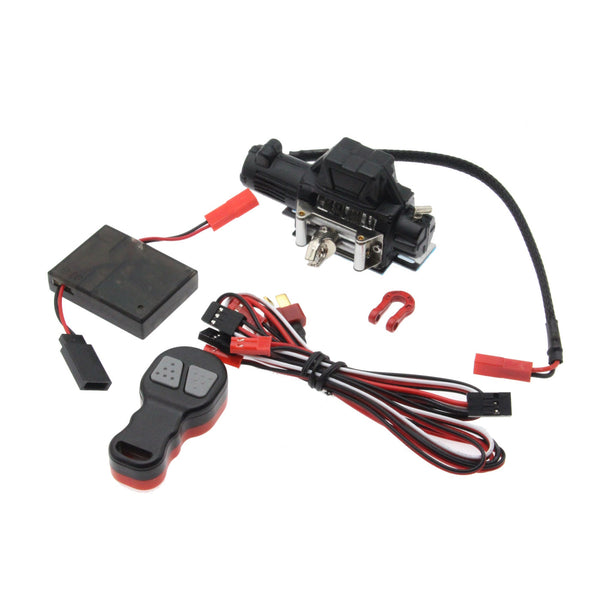 Electric Winch & Remote Controller FOR 1:10 RC TRX4 Axial SCX10 II Redcat