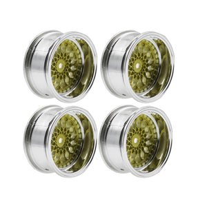 Powerhobby 1/10 Touring Car Wheels (4) 6mm Offset Gold