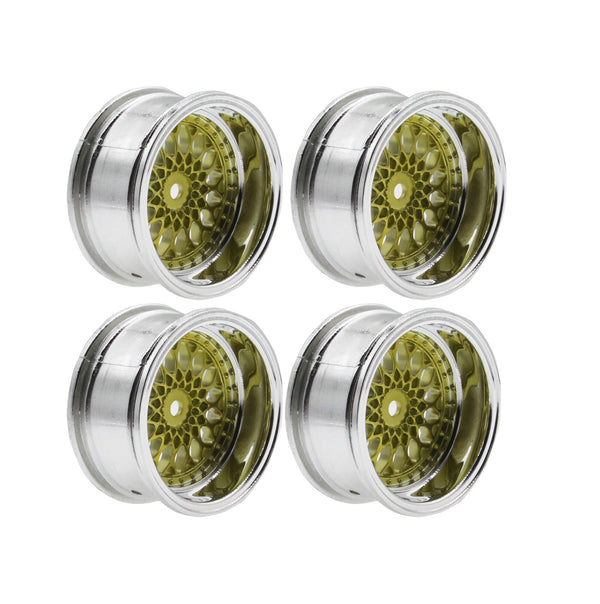 Powerhobby 1/10 Touring Car Wheels (4) 6mm Offset Gold