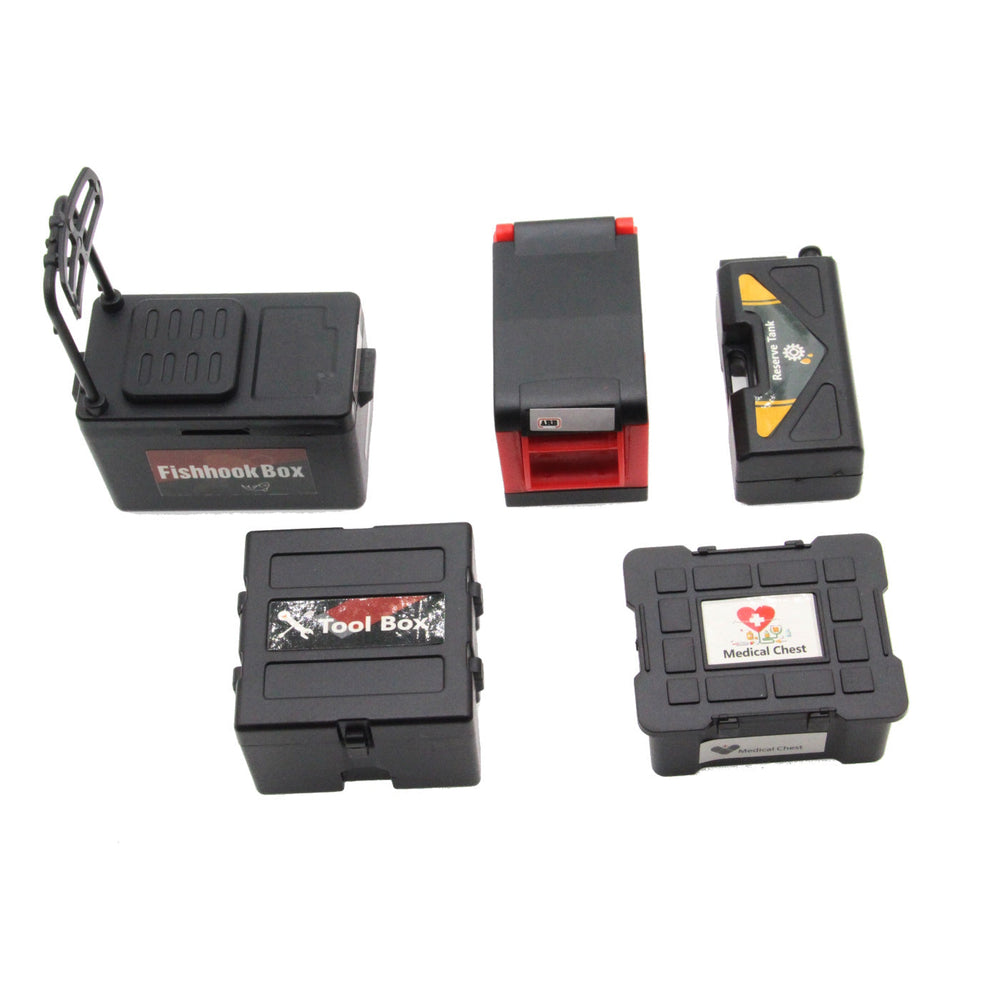 Powerhobby 5PC 1/10 Crawler Accessories Black