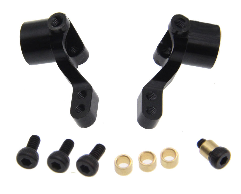 Powerhobby Aluminum Knuckle Arm Black Kyosho Mini-Z MB-010