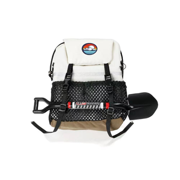 Powerhobby Bag w Metal Shovel Decoration 1/10 Rock Crawler Accessories White