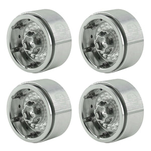 Powerhobby 1.9" 10MM Offset Aluminum Wheels Silver (4) 1/10 Crawler