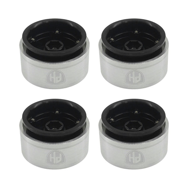 Powerhobby 1.9" 10MM Offset Aluminum Wheels Black (4) 1/10 Crawler