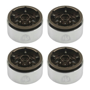 Powerhobby 1.9" 10MM Offset Aluminum Wheels Copper (4) 1/10 Crawler