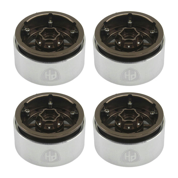 Powerhobby 1.9" 10MM Offset Aluminum Wheels Copper (4) 1/10 Crawler