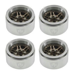 Powerhobby 1.9" 10MM Offset Aluminum Wheels Copper (4) 1/10 Crawler