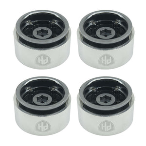 Powerhobby Axial SCX6 2.9” Aluminum Bead lock Wheels Rims (4) Grey