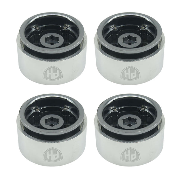 Powerhobby Axial SCX6 2.9” Aluminum Bead lock Wheels Rims (4) Grey