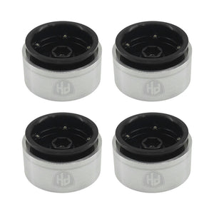 Powerhobby Axial SCX6 2.9” Aluminum Bead lock Wheels Rims (4) Black Star