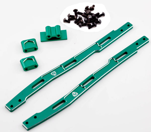 Powerhobby Aluminum Upper Deck Set Green MST RMX 2.5