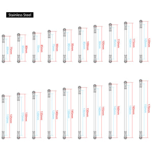 Powerhobby Stainless Steel 90MM Links w Straight / Angled Links (2) Axial SCX10