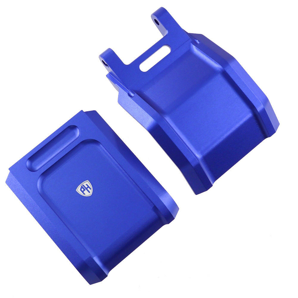 Powerhobby Aluminum Anti Skid Mount Set Blue Losi Promoto MX