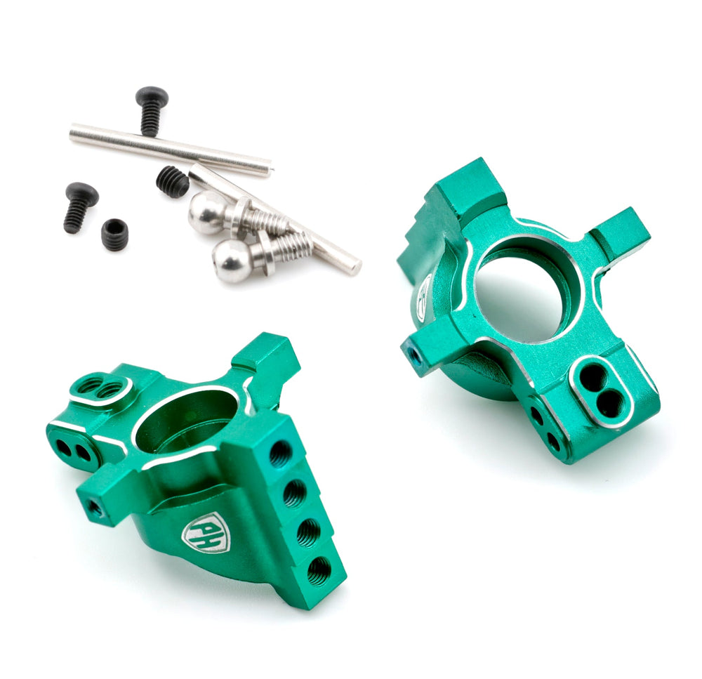 Powerhobby Aluminum Rear Wheel Hubs Green MST RMX 2.5