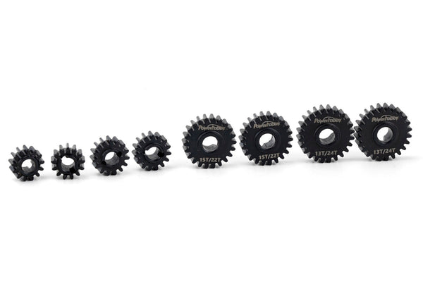 Powerhobby Chromely Steel overdrive Gears Redcat Ascent-18 (Front)
